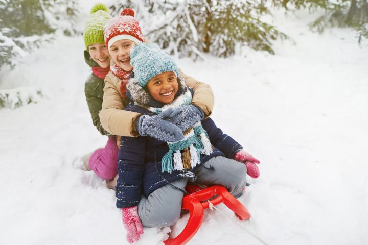 Ethnic girls on sledge.jpg